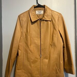 Women's Tan Leather Jacket